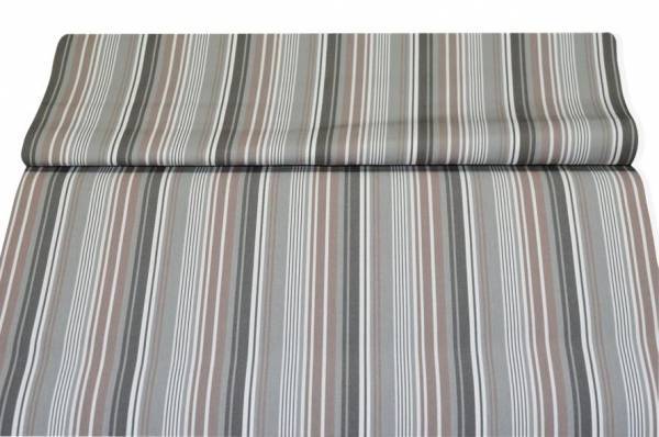 Vendita on line tenda sole rimini riga grigio/tortora altezza 140 cm - tessuti per per da esterno