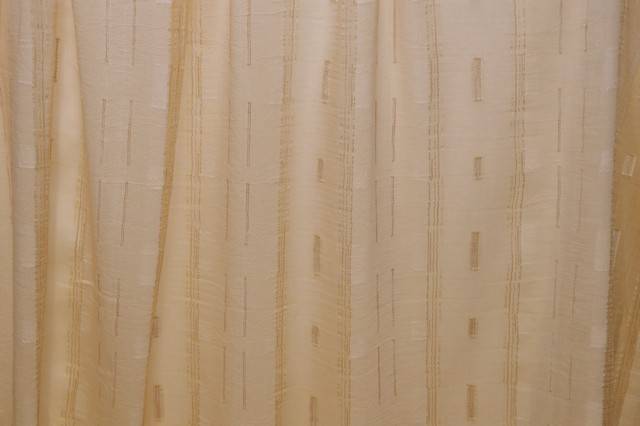 Vendita on line scampolo tenda stropicciata beige - tessuti per in offerta