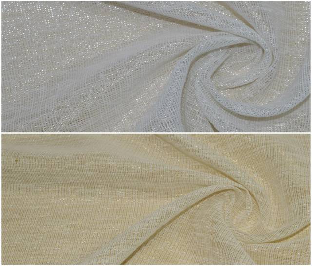 Vendita on line tessuto tenda lurex oro e argento - tessuti per