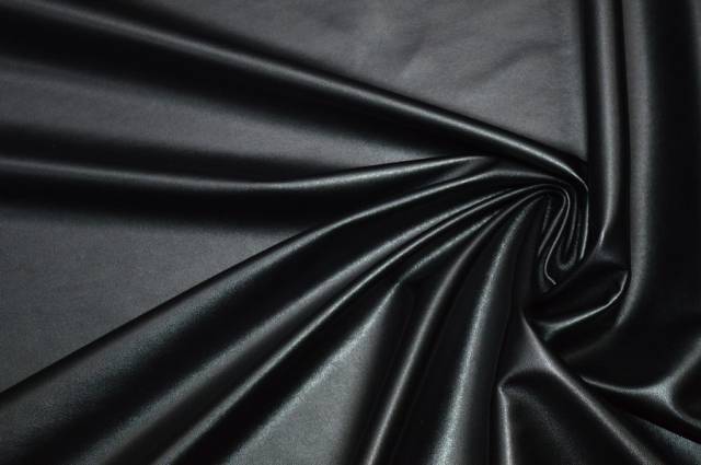 Vendita on line ecopelle elasticizzata nera - tessuti abbigliamento ecopelle