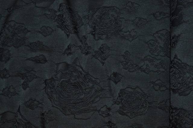 Vendita on line tessuto broccato alta moda nero - tessuti abbigliamento chanel e broccati