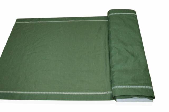 Vendita on line tessuto tendino misto lino verde - prodotti