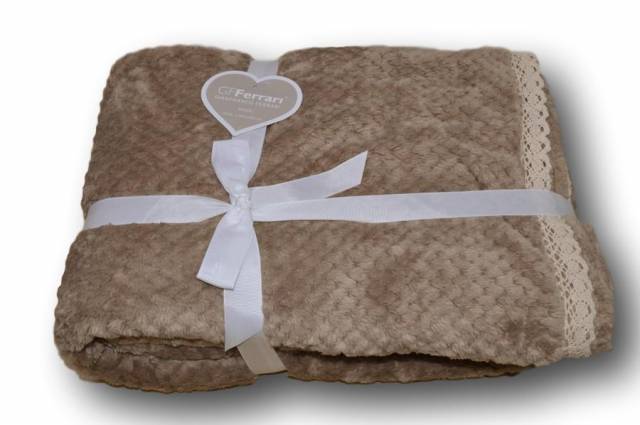 Vendita on line plaid nizza beige di gf ferrari - biancheria per la casa gf ferrari