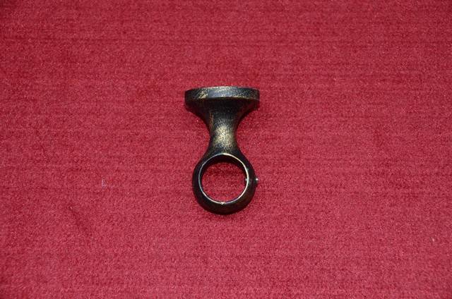 Vendita on line supporto a soffitto nero oro - binari e bastoni per