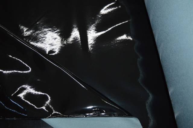 Vendita on line tessuto vernice pesante nero - tessuti arredo casa ecopelle arredamento