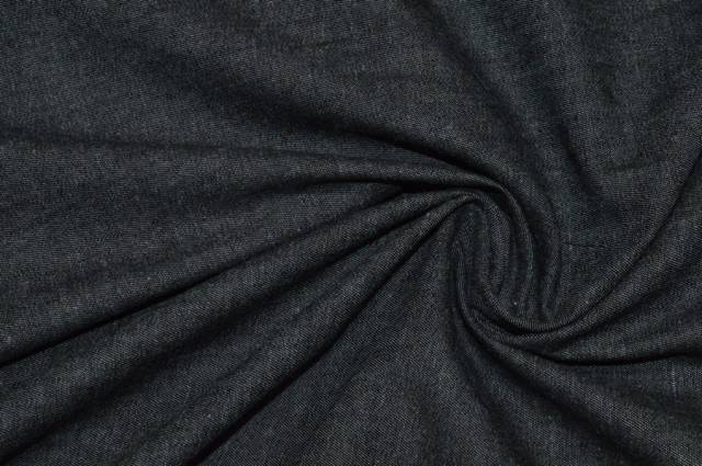 Vendita on line tessuto jeans camiceria nero - tessuti abbigliamento jeans