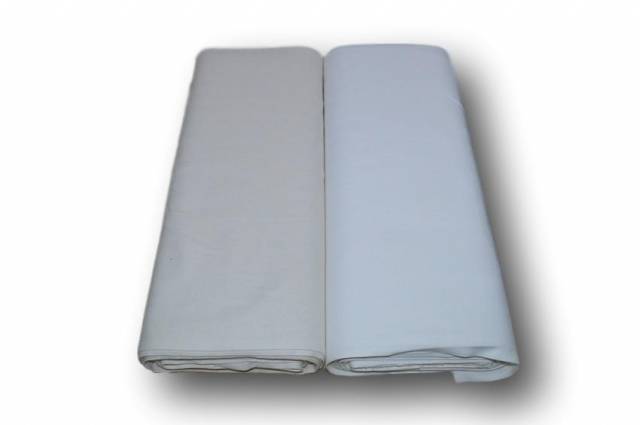 Tessuto al metro Gabardine 100% Cotone Bianco - Tricot Café