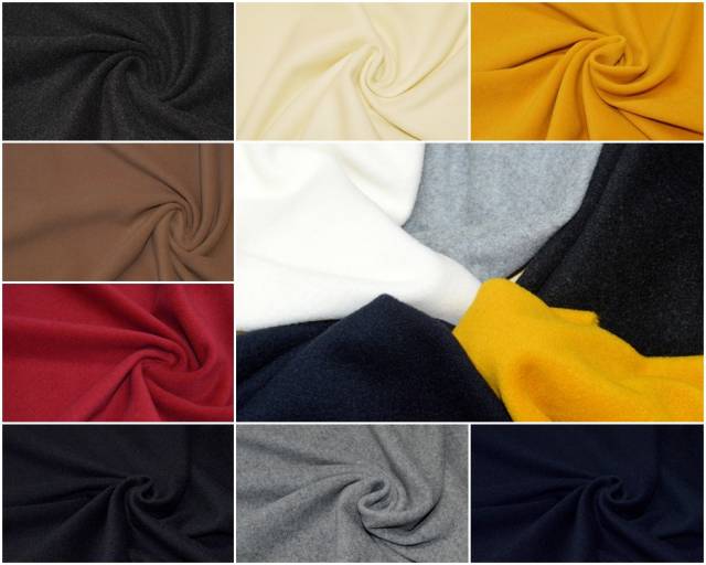 Vendita on line tessuto cappotti pura lana vari colori - tessuti abbigliamento lana