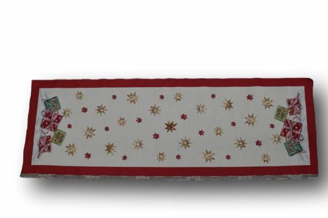 Vendita on line gobelin natale fantasia 9835 runner cm 47x140 - tessuti arredo casa gobelin runner e copritavoli