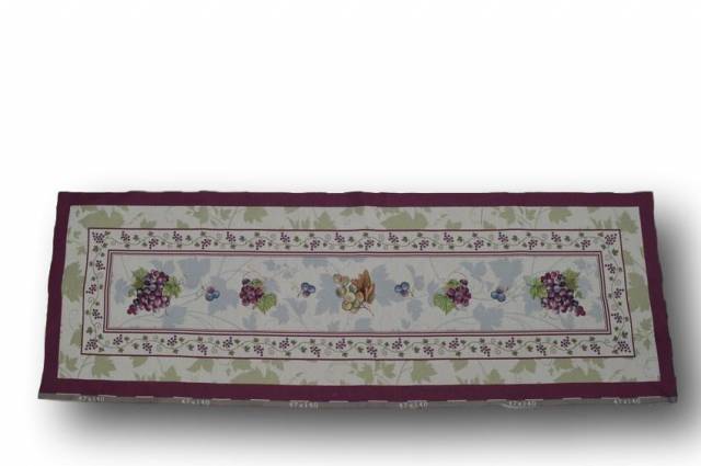 Vendita on line gobelin fantasia uva 9837 runner cm 47x140 - tessuti arredo casa gobelin runner e copritavoli