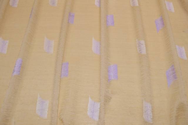 Vendita on line tessuto tenda stropicciato fantasia fil loupe geometrica lilla - tessuti per a metraggio classiche