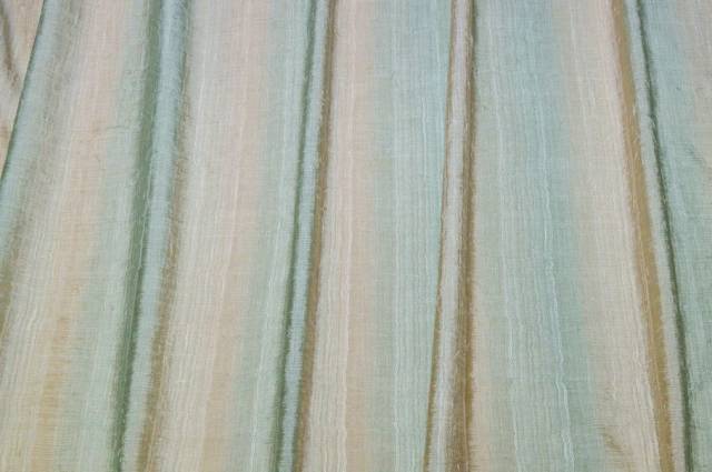 Vendita on line tessuto tenda stropicciato sfumato verde/beige - prodotti