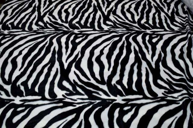Vendita on line tessuto pelliccetta cavallino fantasia zebra - tessuti abbigliamento