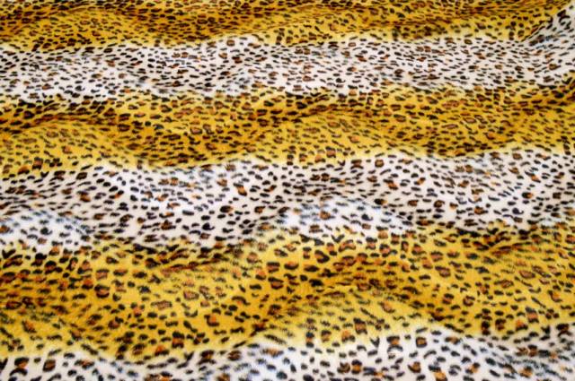 Vendita on line tessuto pelliccetta cavallino fantasia leopardo - tessuti abbigliamento