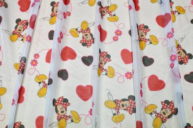 Vendita on line tessuto tenda velo disney minnie - tessuti per