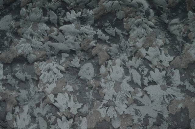 Vendita on line tessuto taffetas fiore stilizzato grigio - tessuti abbigliamento taffetas / rasi / shantung taffetas/duchesse