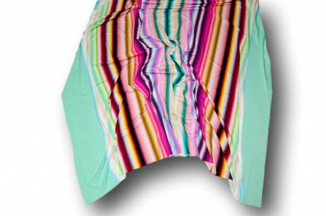 Vendita on line tessuto maglina viscosa fantasia multicolor - tessuti abbigliamento