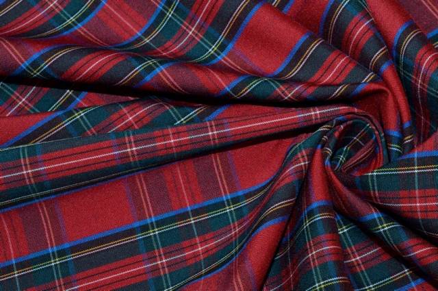 Vendita on line tessuto tartan rosso leggero camiceria - tessuti abbigliamento camiceria