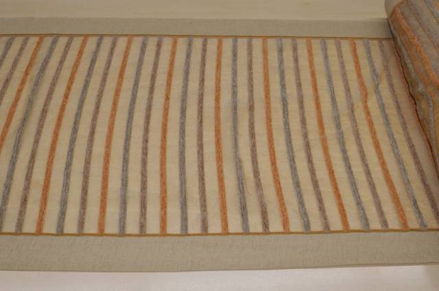 Vendita on line tendino organza rigato larghezza cm 60 - occasioni e scampoli