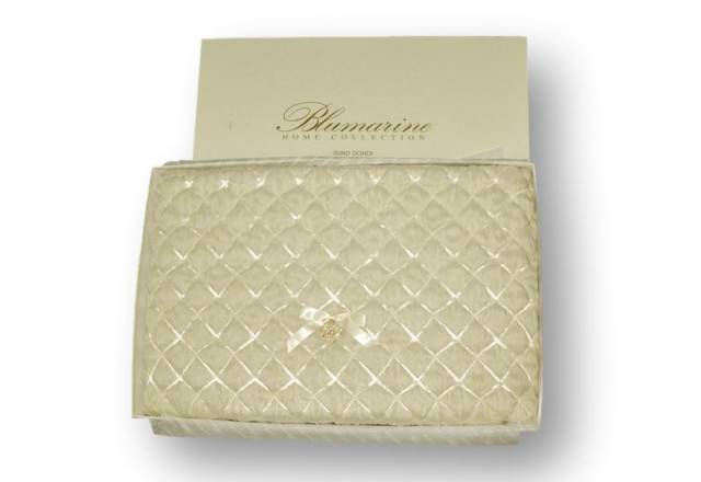 Vendita on line copriletto blumarine rilievo matrimoniale tortora - biancheria per la casa matrimoniale copriletto
