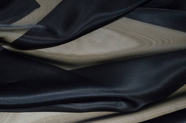 Vendita on line tessuto organza pura seta nera - tessuti abbigliamento