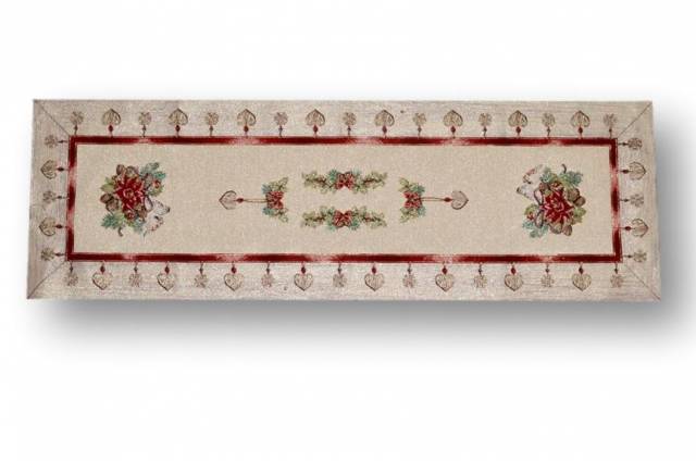 Vendita on line gobelin natale fantasia 11537 runner cm 47x140 - tessuti arredo casa gobelin runner e copritavoli
