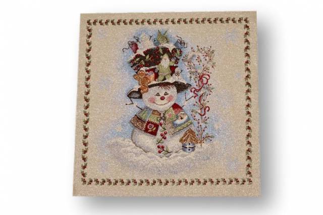 Vendita on line gobelin natale fantasia 11545 misura cm 47x47 - tessuti arredo casa gobelin cuscini 47x47 natalizi