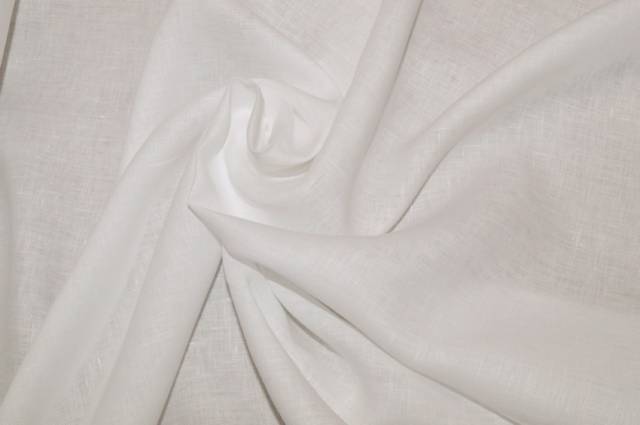 Vendita on line tessuto puro lino bianco - tessuti abbigliamento lino