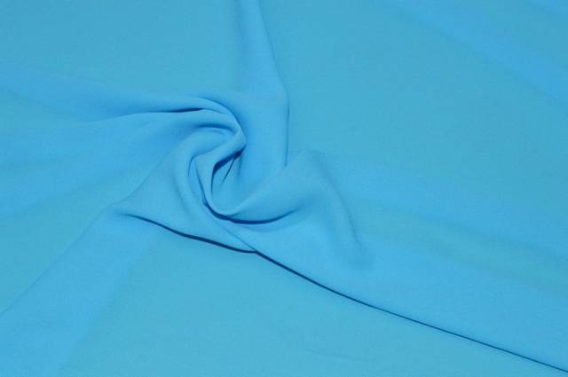 Vendita on line tessuto crepe de chine azzurro - tessuti abbigliamento