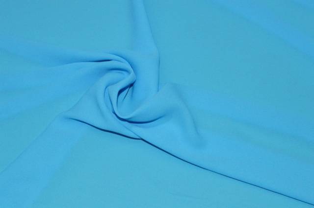 Vendita on line tessuto crepe de chine azzurro - tessuti abbigliamento