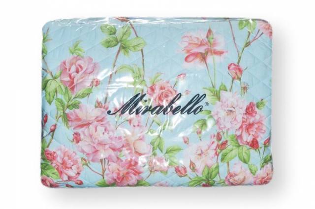 Vendita on line copriletto trapuntato matrimoniale mirabello la vie en rose variante azzurro - biancheria per la casa matrimoniale copriletto trapuntato