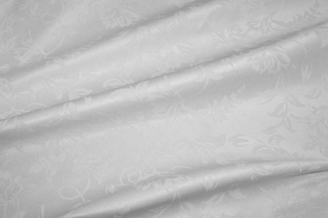 Vendita on line tessuto damascato tovaglia bianco ottico - tessuti arredo casa jacquard & damascati