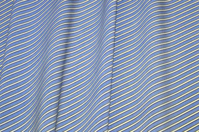 Vendita on line tessuto misto lana cotone riga bianca azzurra 83 - occasioni e scampoli tessuti fantasie 