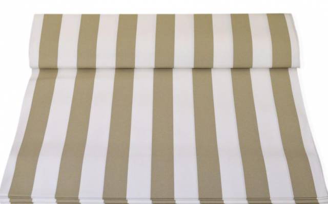 Vendita on line tenda sole rigone bianco/ecru' altezza 200 cm - tessuti per