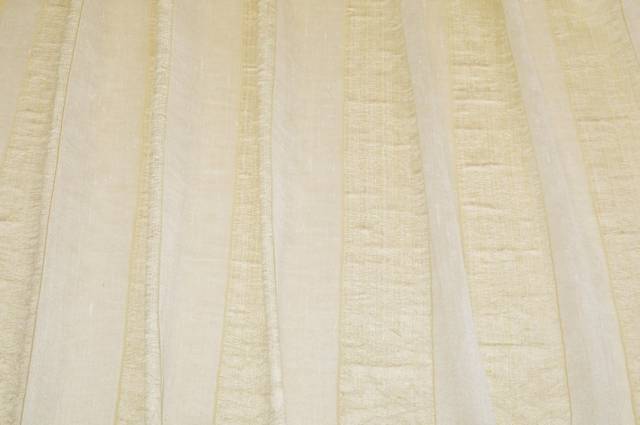 Vendita on line tessuto tenda fasce beige oro - tessuti per in offerta