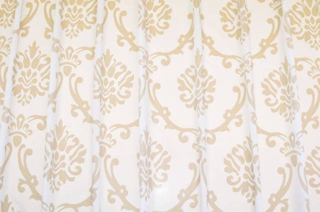 Vendita on line tessuto tenda fantasia medaglione beige - tessuti per in offerta