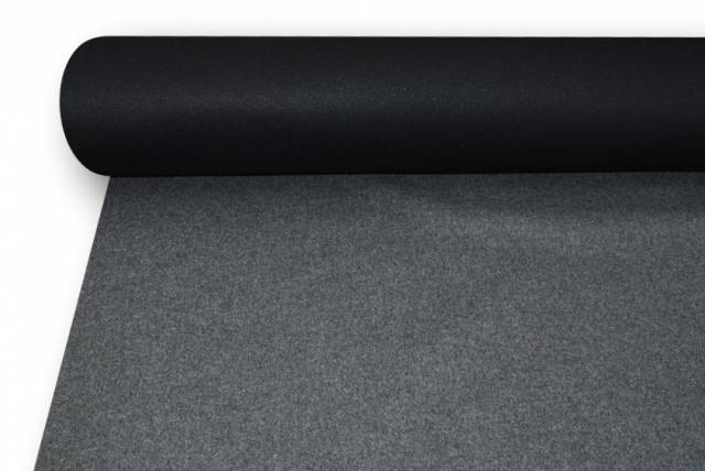 Vendita on line tessuto panno cappotto lana impermeabile grigio melange - tessuti abbigliamento tecnici e neoprene
