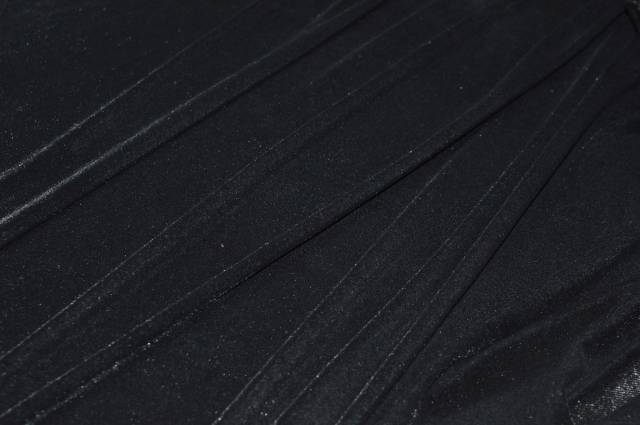 Vendita on line scampolo ciniglia streatch nera - tessuti abbigliamento velluti e ciniglie