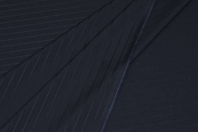 Vendita on line tessuto pura lana blu riga in tono rasata - tessuti abbigliamento lana gessati