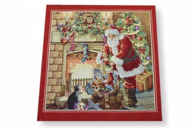 Vendita on line gobelin natale fantasia 12531 misura cm 47x47 - ispirazioni tessuti natalizi
