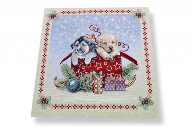 Vendita on line gobelin natale fantasia 12533 misura cm 47x47 - ispirazioni tessuti natalizi