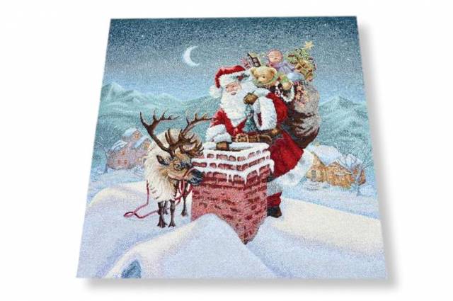 Vendita on line gobelin natale fantasia 12538 misura cm 47x47 - ispirazioni tessuti natalizi