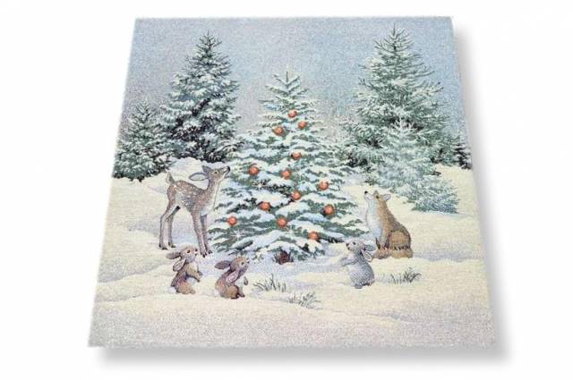 Vendita on line gobelin natale fantasia 12539 misura cm 47x47 - ispirazioni tessuti natalizi