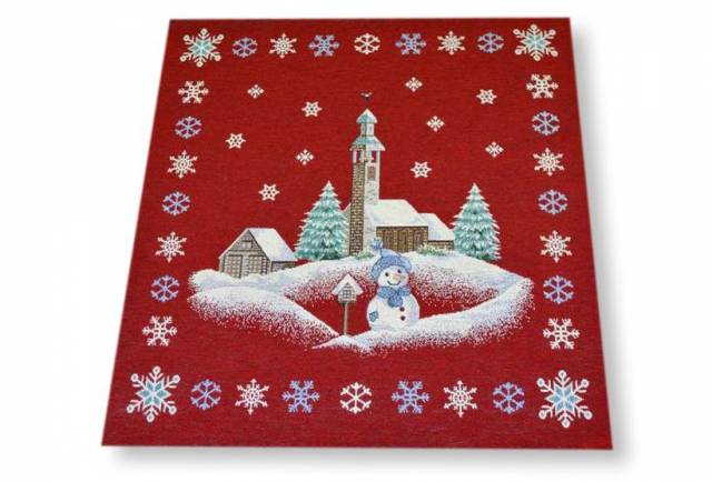 Vendita on line gobelin natale fantasia 12540 misura cm 47x47 - ispirazioni tessuti natalizi