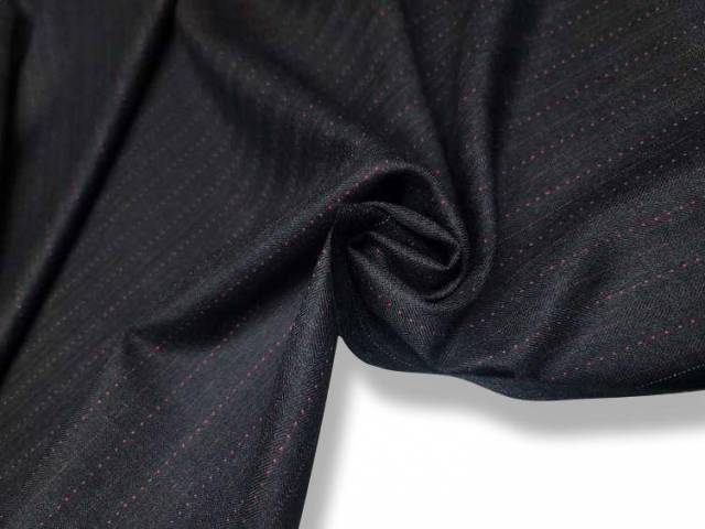Vendita on line scampolo pura lana spinato grigio scuro - tessuti abbigliamento