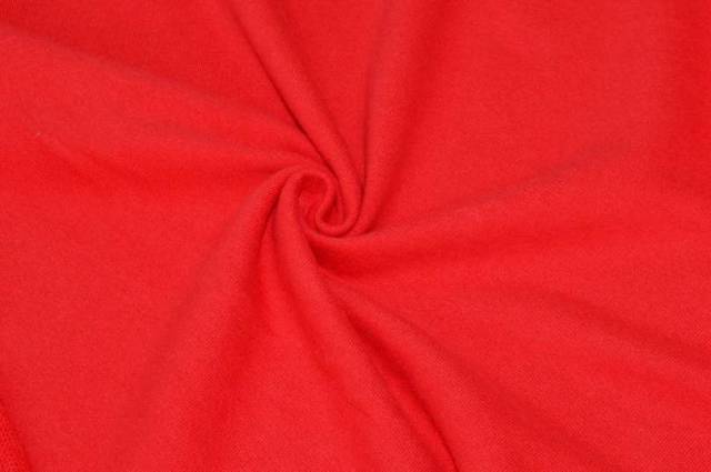 Vendita on line tessuto felpa puro cotone rossa - tessuti abbigliamento