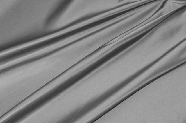 Vendita on line tessuto duchesse grigio acciaio - tessuti abbigliamento