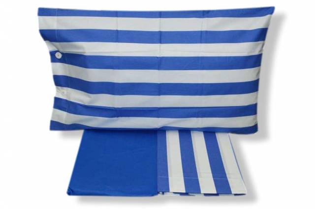 Vendita on line completo lenzuola singolo fazzini modello carpera variante blu 2 - biancheria per la casa offerte