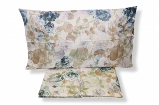Vendita on line completo lenzuola matrimoniale mirabello modello limoges variante blu - biancheria per la casa offerte