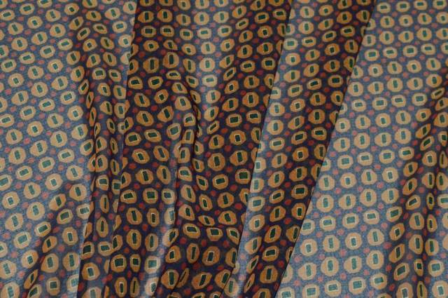 Vendita on line tessuto georgette fantasia geometrica - tessuti abbigliamento poliestere 